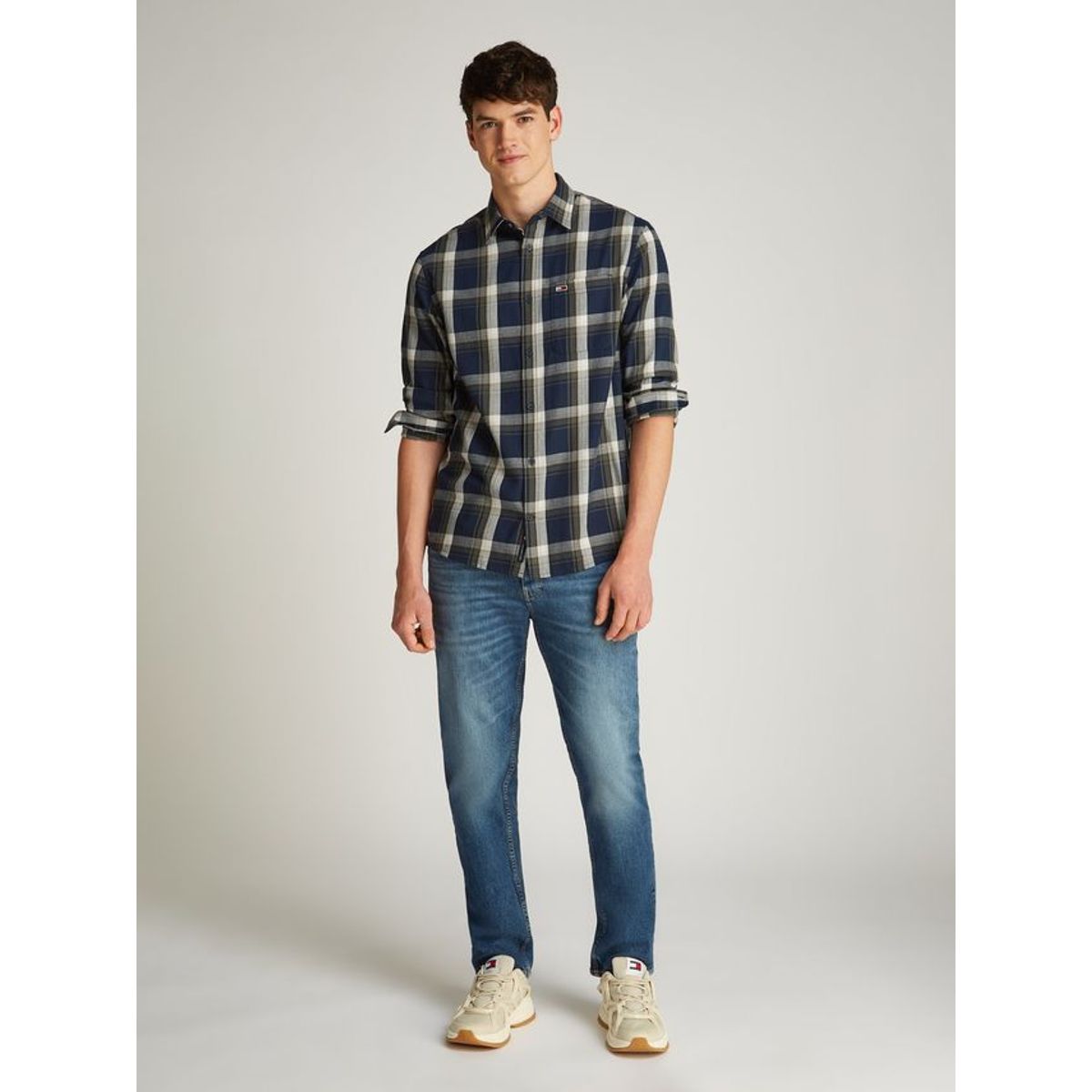 TJM REG CHECK FLANNEL SHIRT EXT