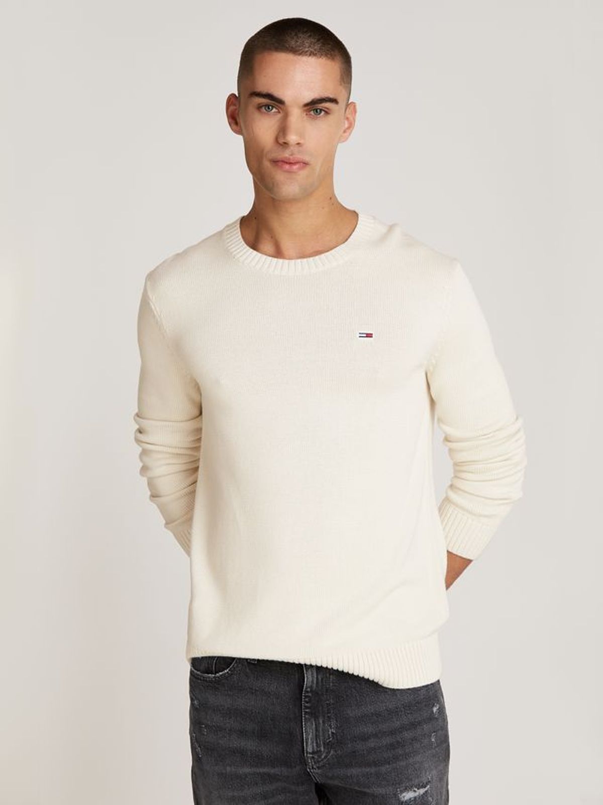 TJM SLIM ESSNTLS C-NECK SWEATER