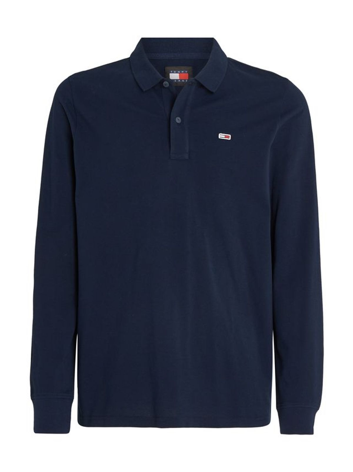 TJM SLIM PLACKET LS POLO