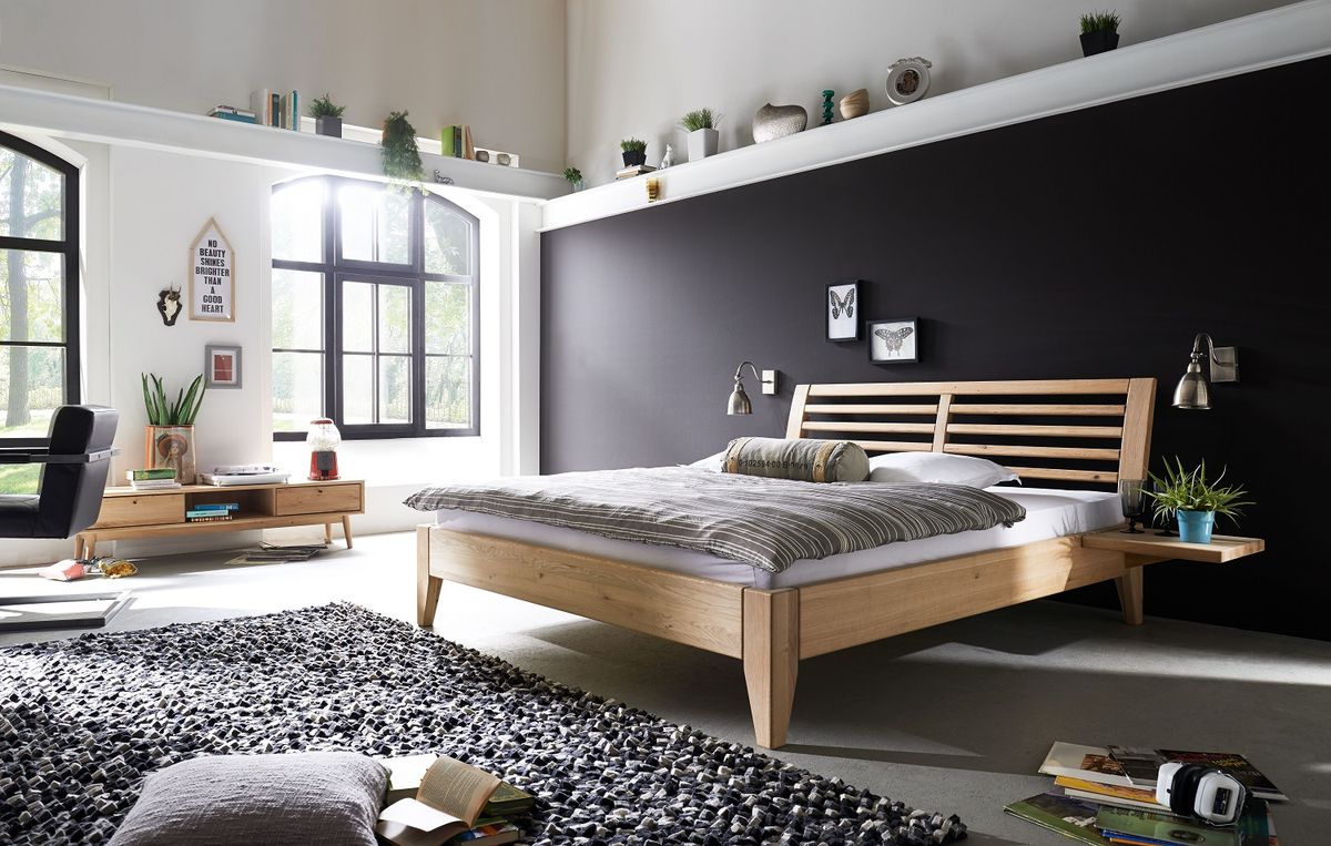 Tjørnbo - Easy Sleep sengeramme NR. 5 - 160x200 cm - Eg Olie - Inkl. madrasser og rammebund