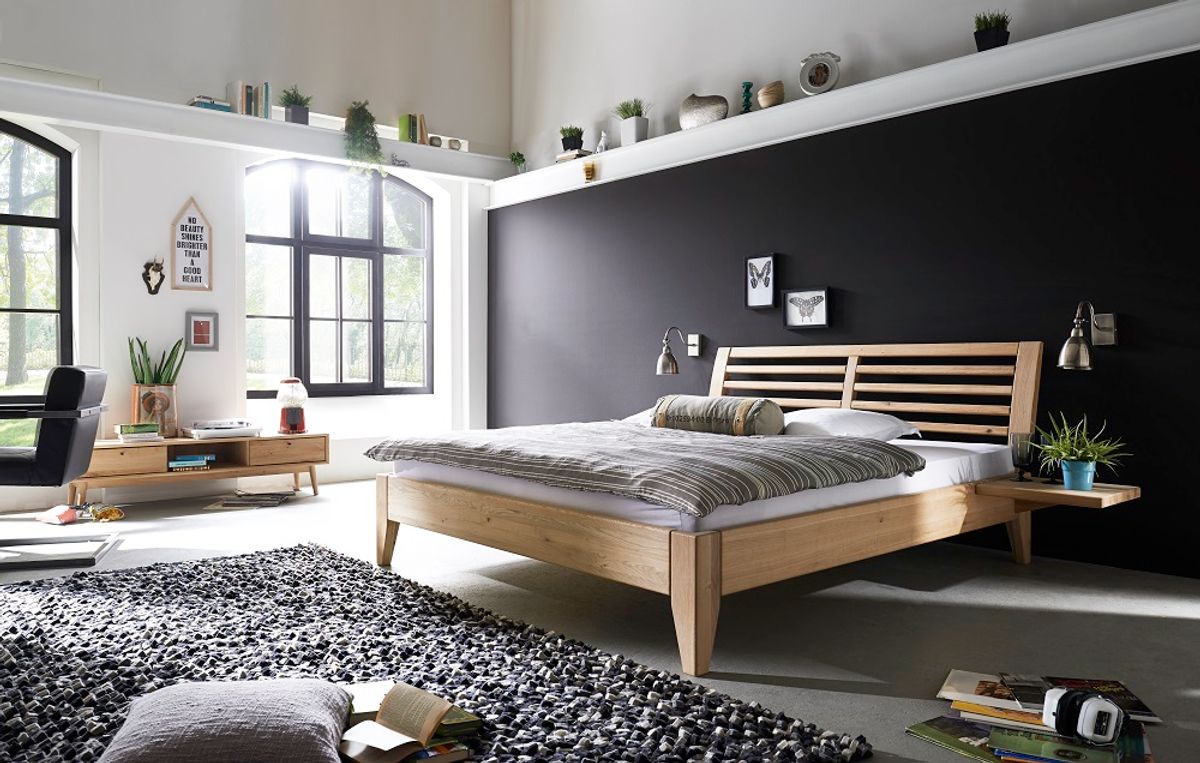 Tjørnbo - Easy Sleep sengeramme NR. 5 - 180x200 cm - Eg Olie - Inkl. madrasser og rammebund