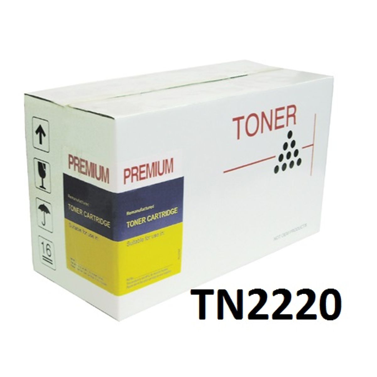 TN2220 Sort Lasertoner Sampak 3 stk.