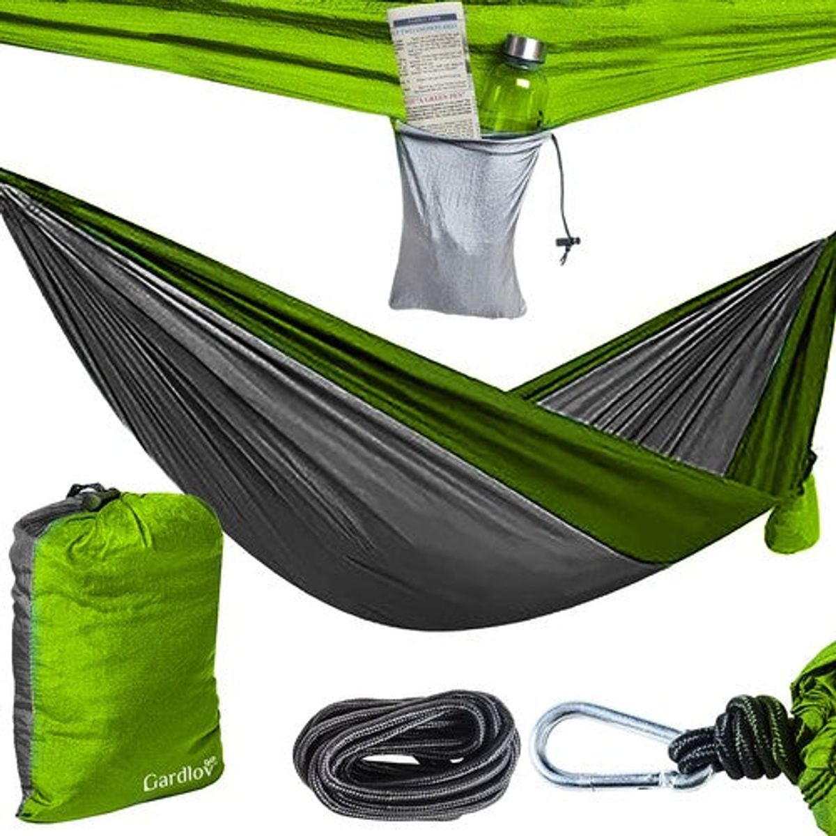 To-personers Tur-hammock Santiago Let og Holdbar til Camping