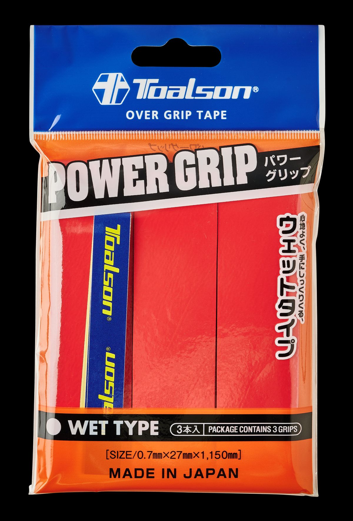 Toalson Power Grip (3-pak, Rød)