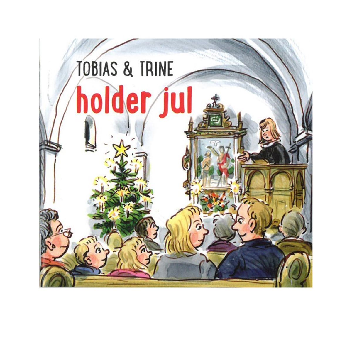 Tobias & Trine holder jul