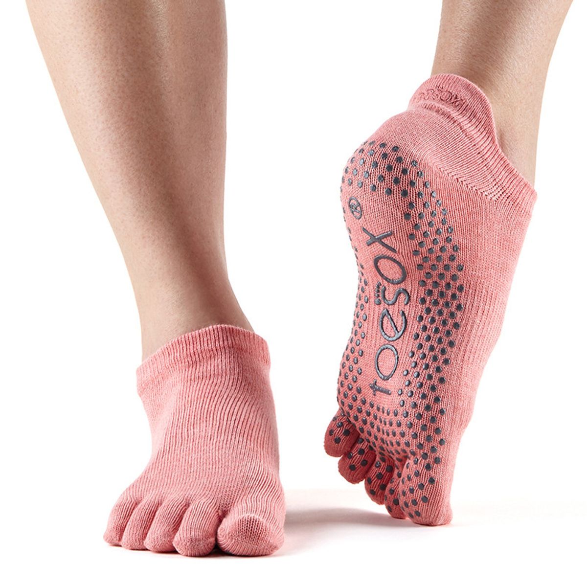 ToeSox Fulltoe Lowrise Grip (Melon - S)