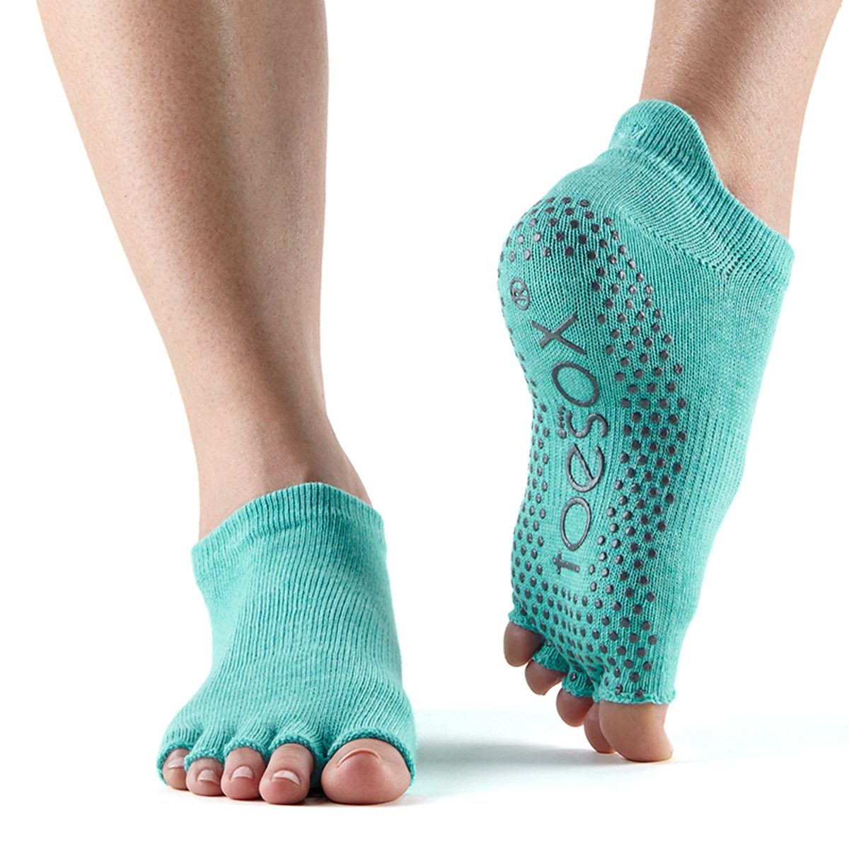 ToeSox Halftoe Lowrise Grip (Aqua - S)