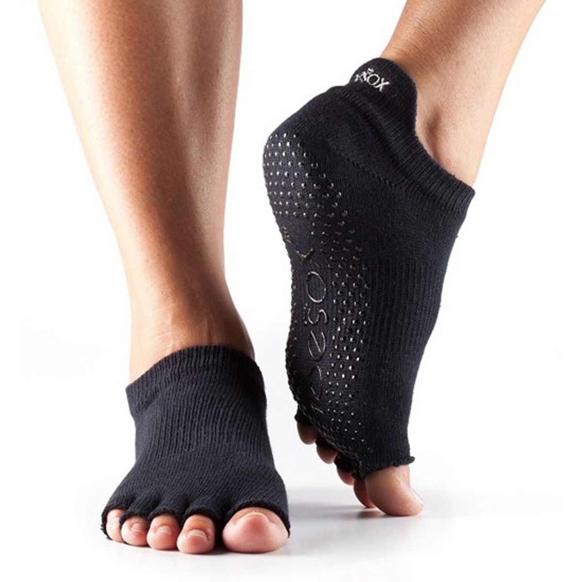 ToeSox Halftoe Lowrise Grip (Sort - S)