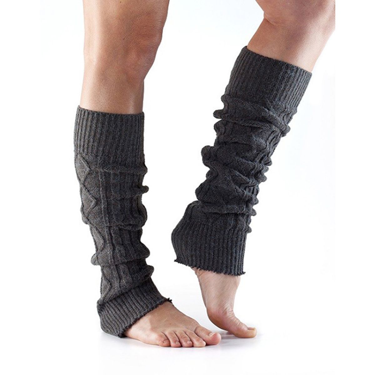 Toesox Legwarmers Knee High (Mørkgrå)