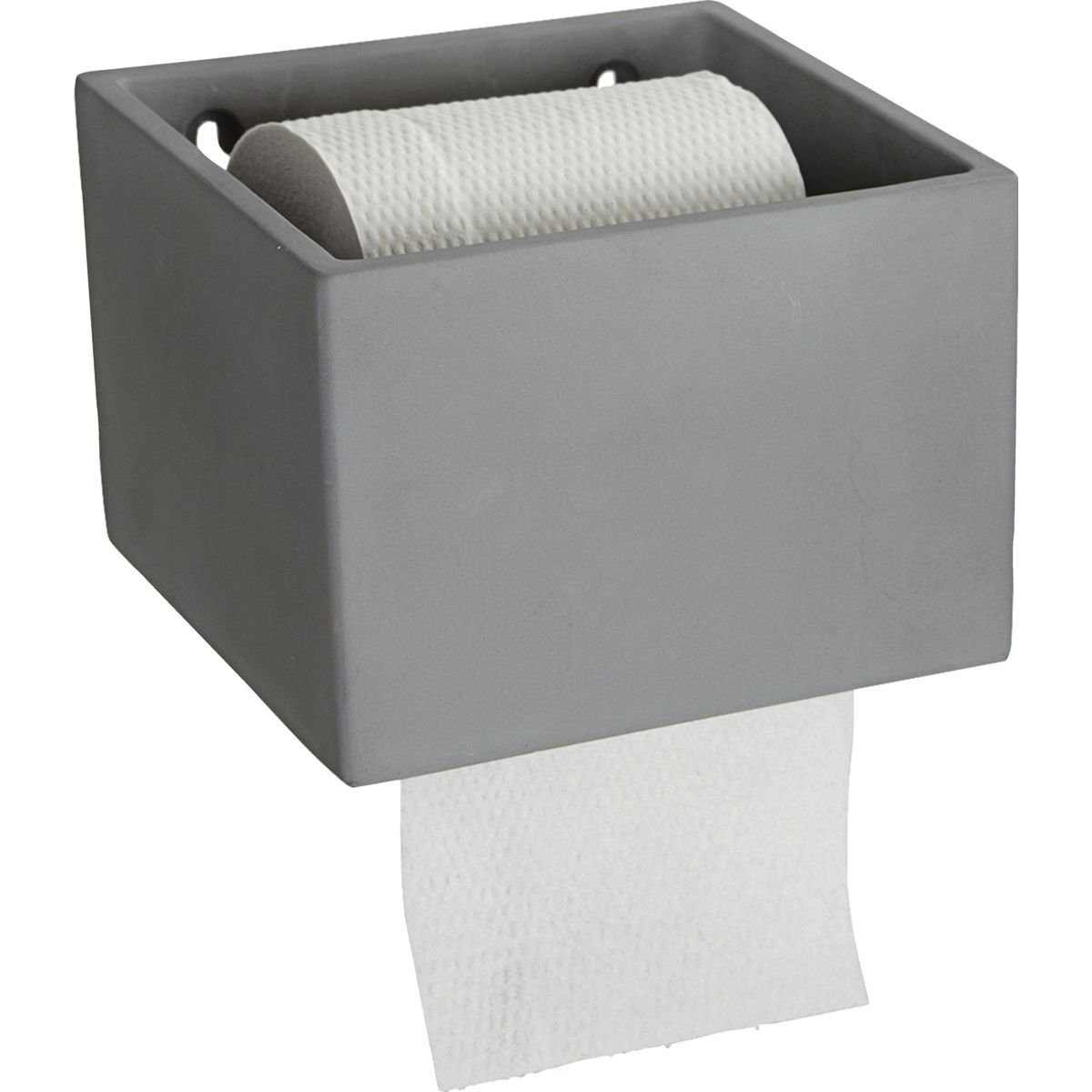 Toilet paper holder, HDCement, Grey - Grey