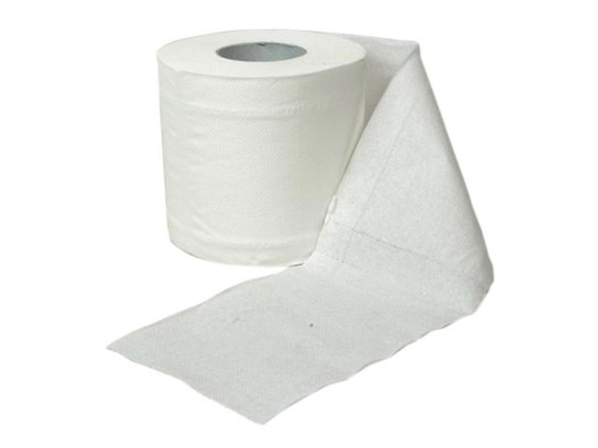 Toiletpapir 2-lags 6040n Hvid Luxus 64 rl