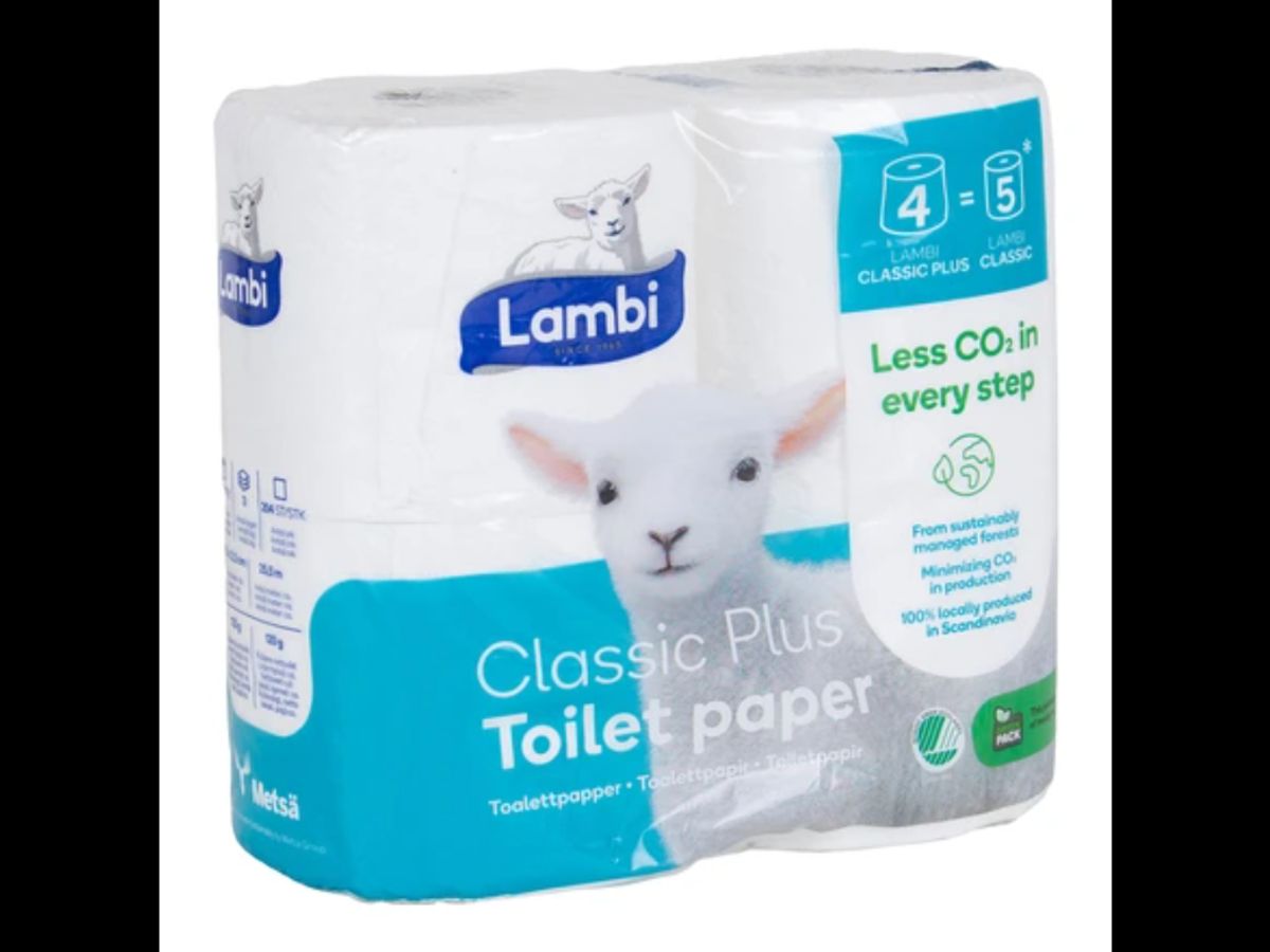 Toiletpapir Lambi 3-lags 28 rl