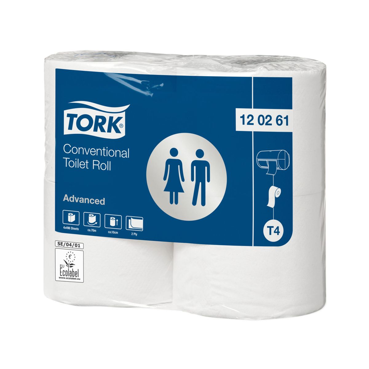 Toiletpapir Tork T4 120261 Advanced 2-lags 24 rl.