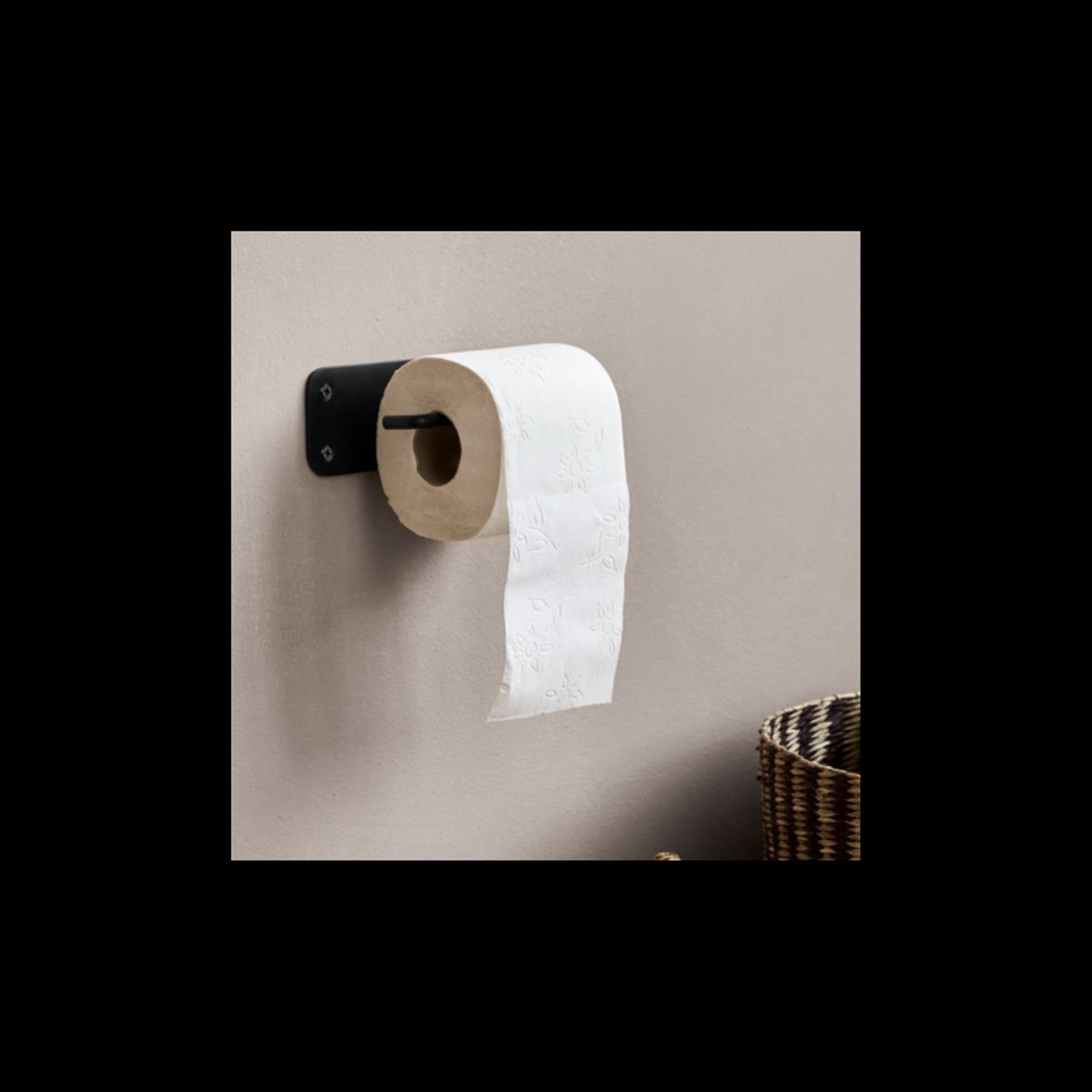 Toiletrulleholder "Pati" sort - House Doctor