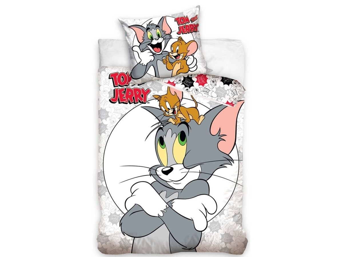 Tom Og Jerry Sengetøj 150 X 210 Cm - 100 Procent Bomuld