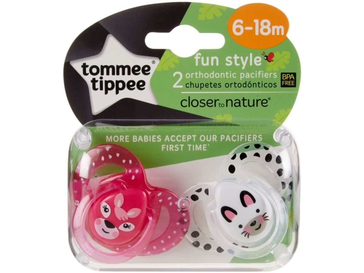 Tommee Tippee Fun Style, Klassisk Babysut, Ortodontisk, Silikone