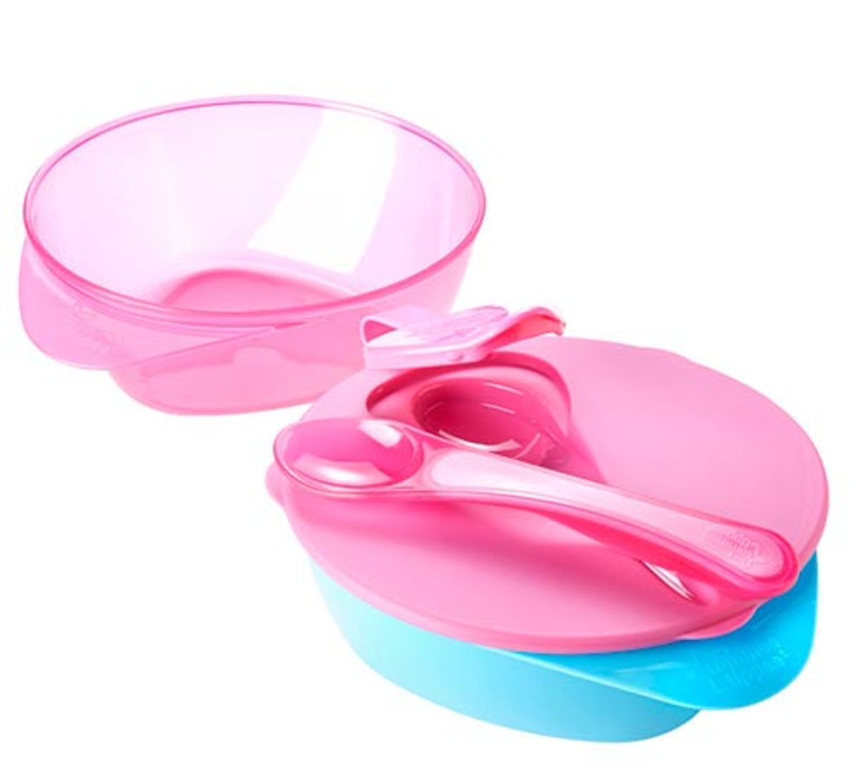 Tommee Tippee Skål Pink/Blue - 2stk