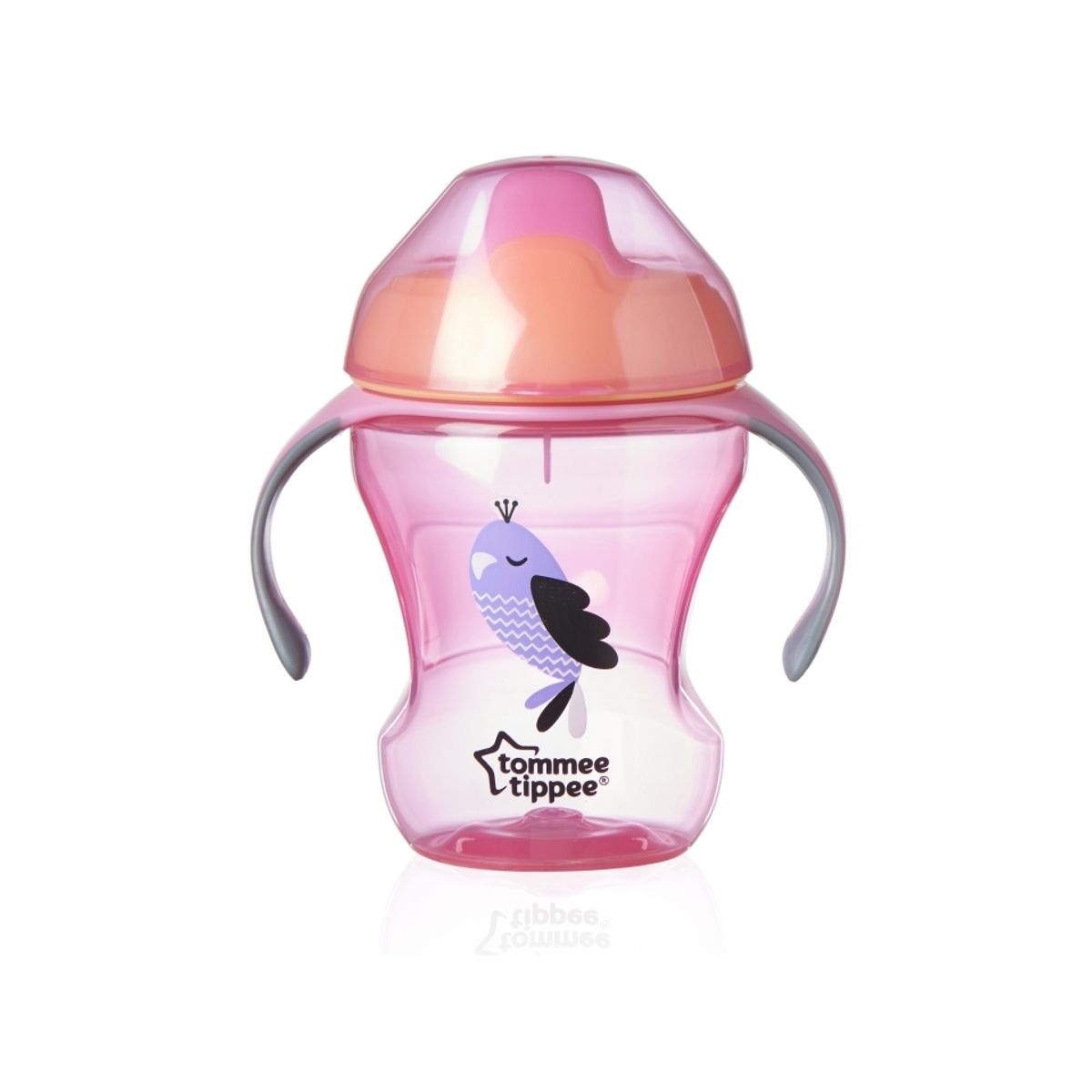 Tommee Tippee Trainer Sippee Cup, Drikkebæger, 6 Måned(Er), Lyserød, Plast, Pige, 230 Ml