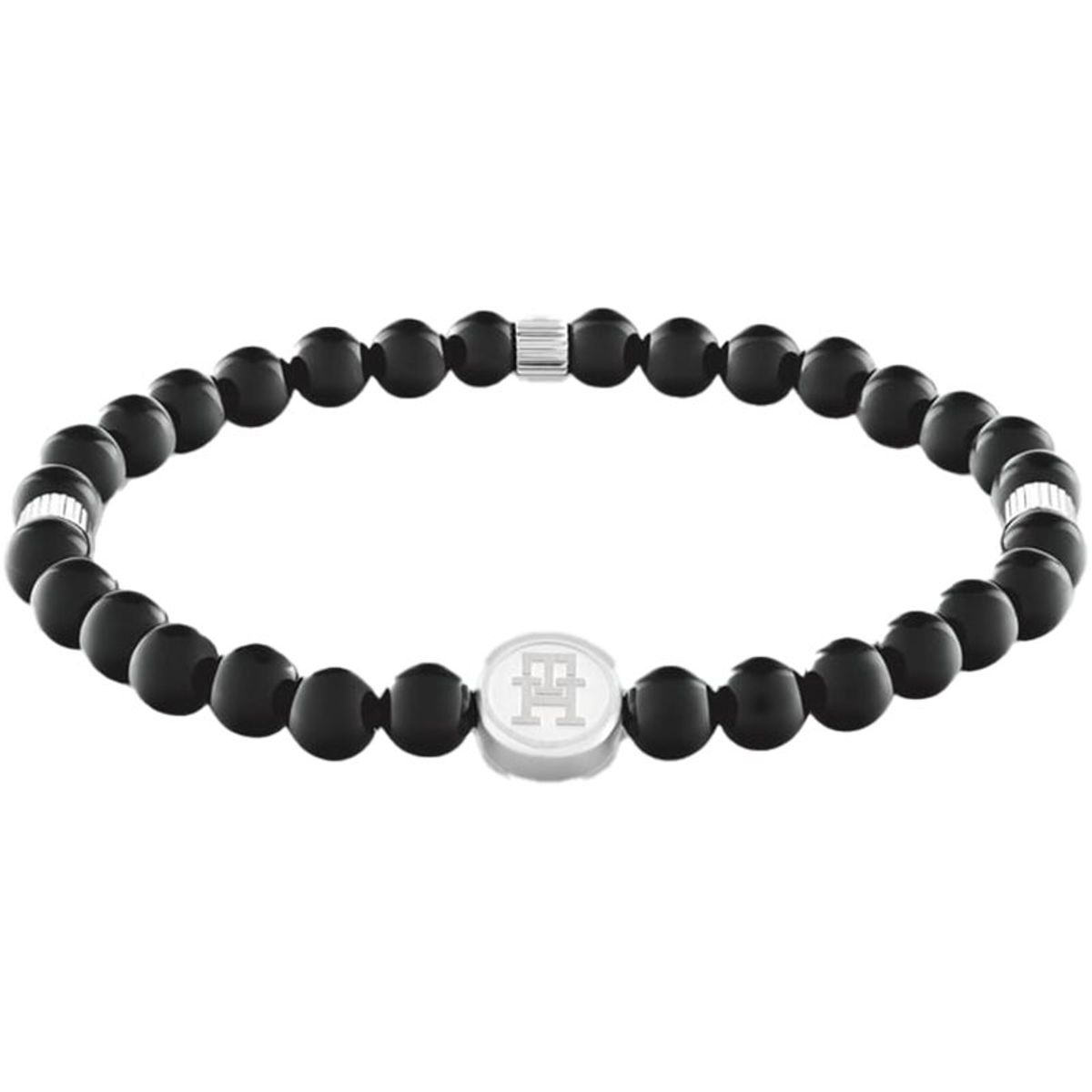 Tommy Hilfiger Acc - TH Monogram Onyx Beads Armbånd