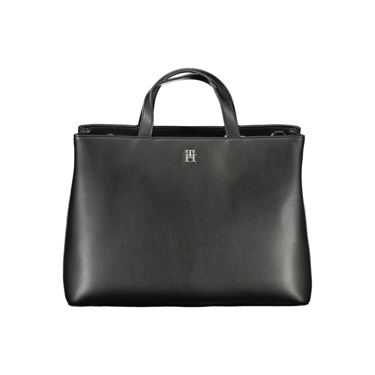 Tommy Hilfiger Black Polyester Handbag