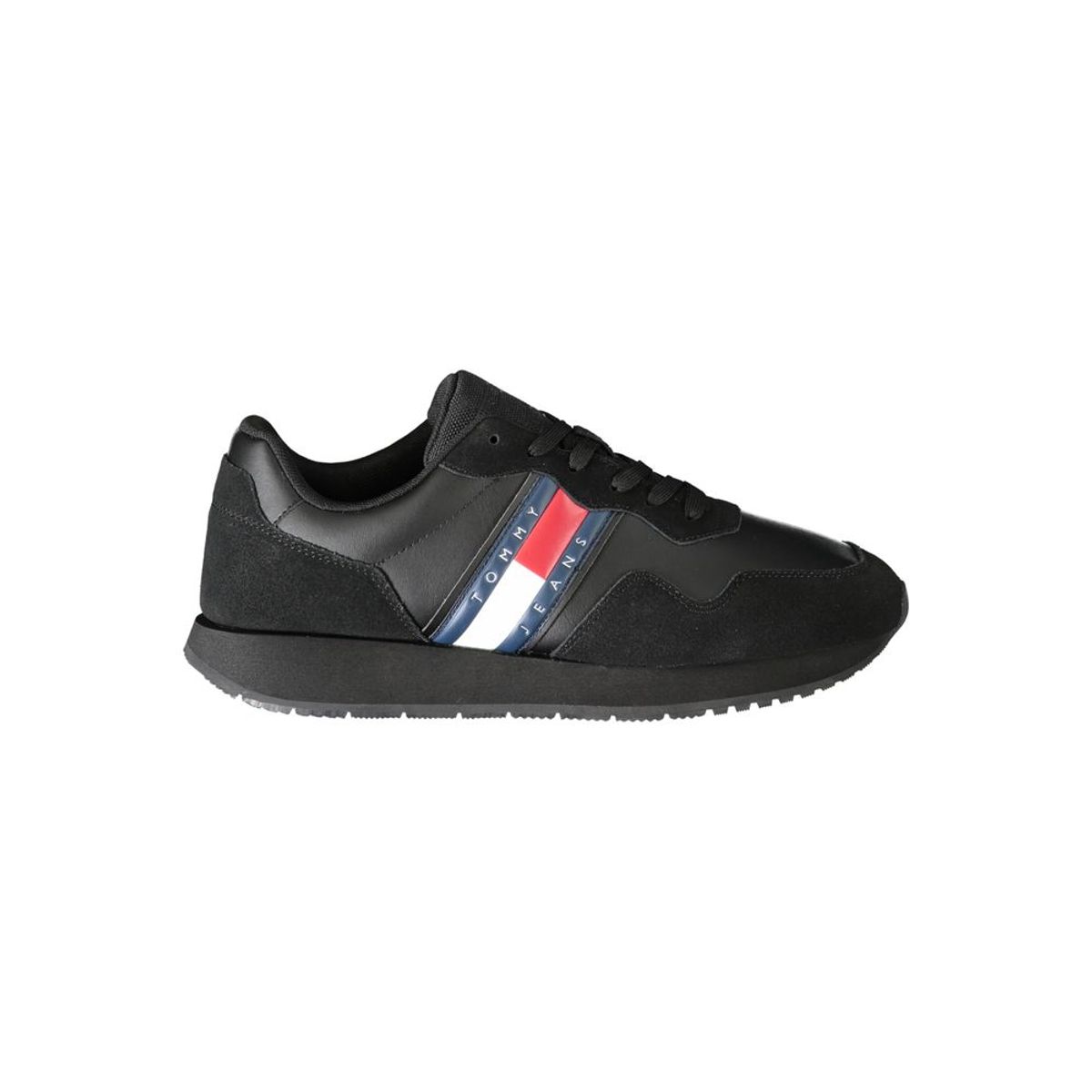 Tommy Hilfiger Black Polyester Sneakers