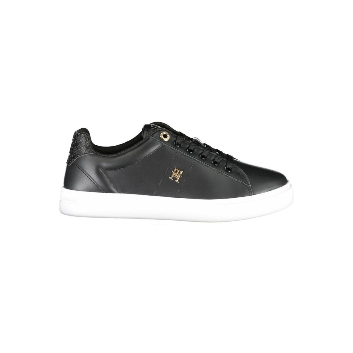 Tommy Hilfiger Black Polyester Sneakers