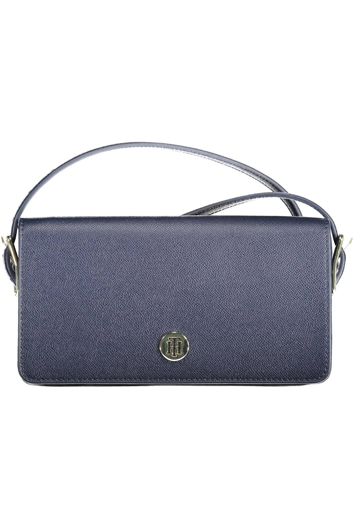 Tommy Hilfiger Chic Blue Polyurethane Shoulder Bag