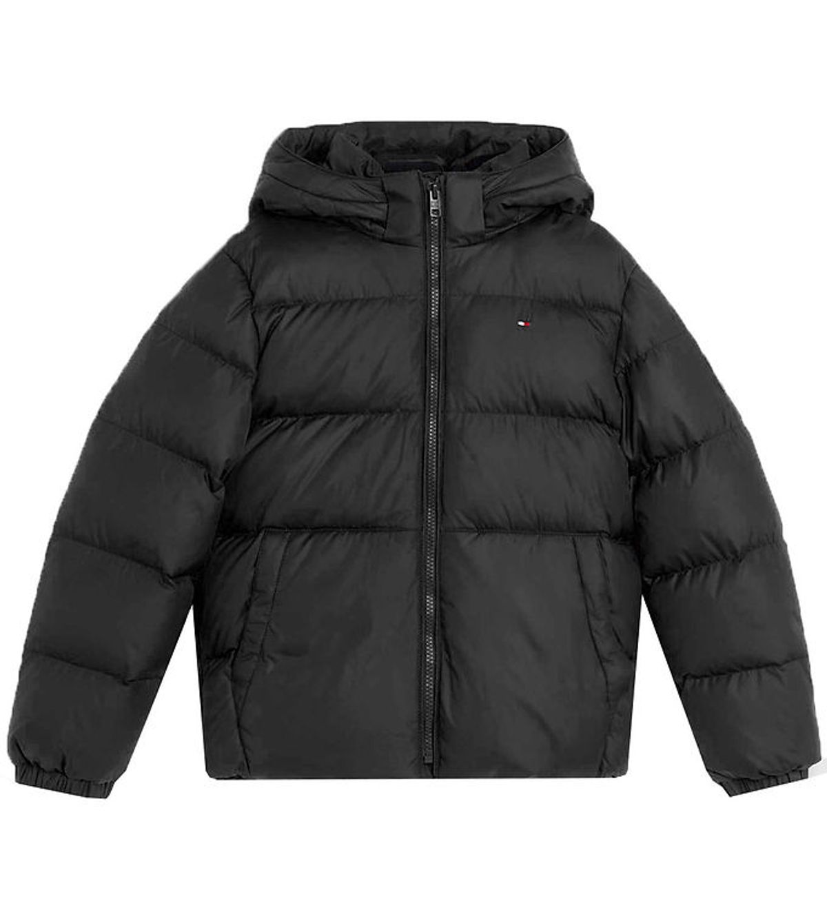 Tommy Hilfiger Dunjakke - Essential - Sort