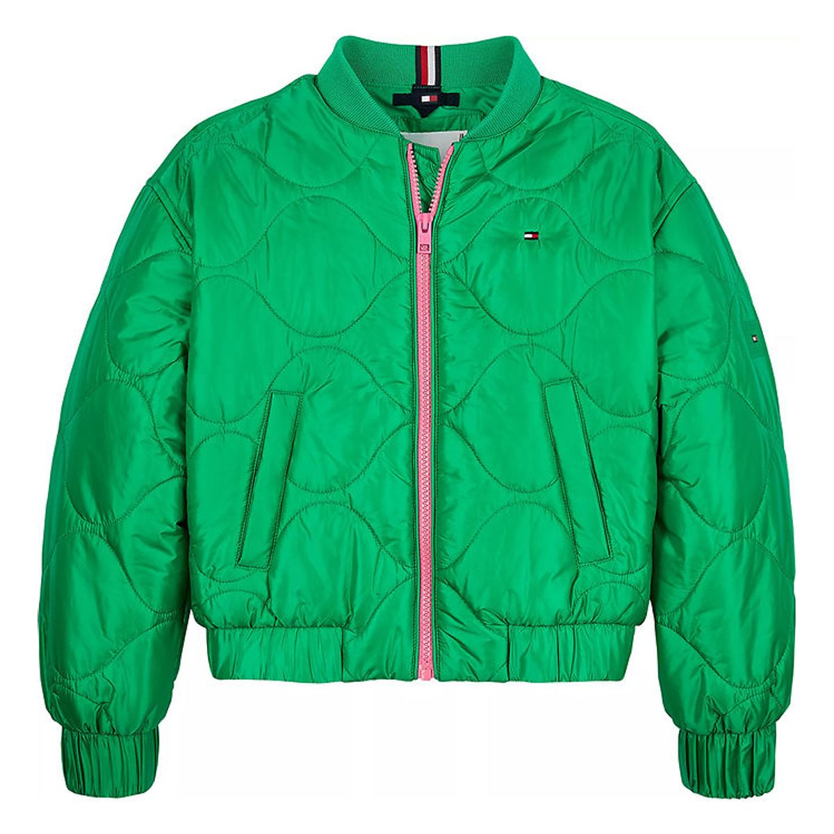 Tommy Hilfiger Dynejakke - Olympic Green