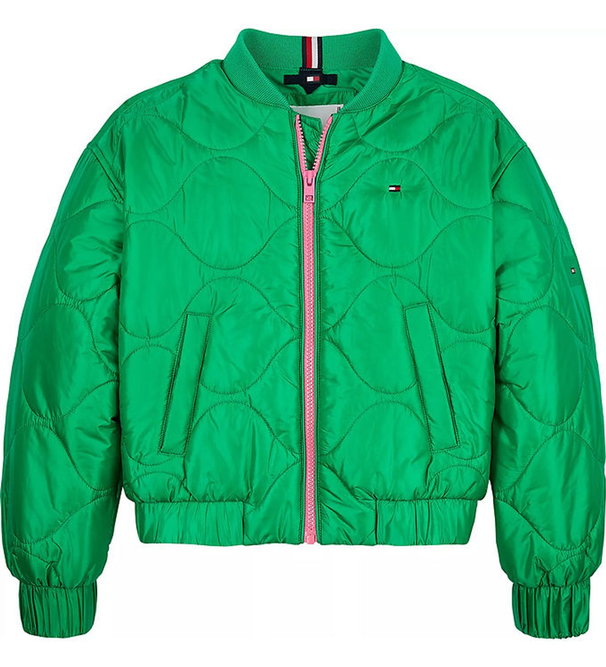 Tommy Hilfiger Dynejakke - Olympic Green