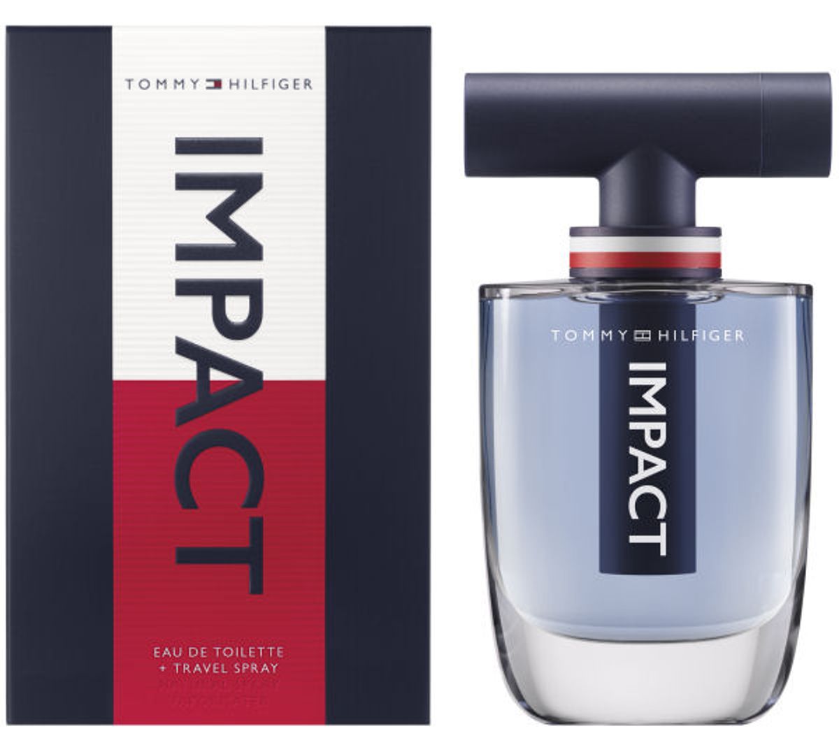 Tommy hilfiger eau de toilette + travel spray impact 100ml