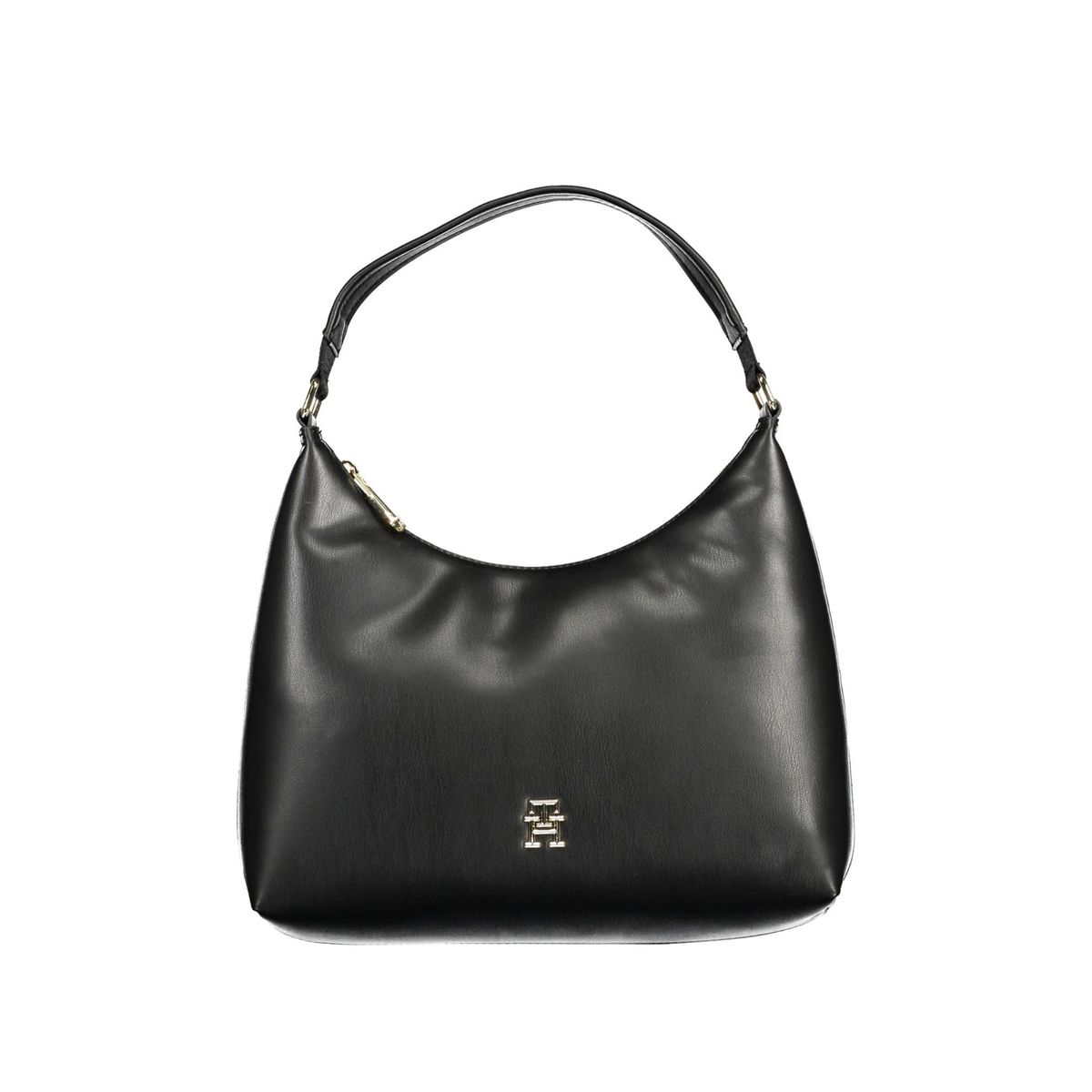 Tommy Hilfiger Elegant Black One-Handle Shoulder Bag