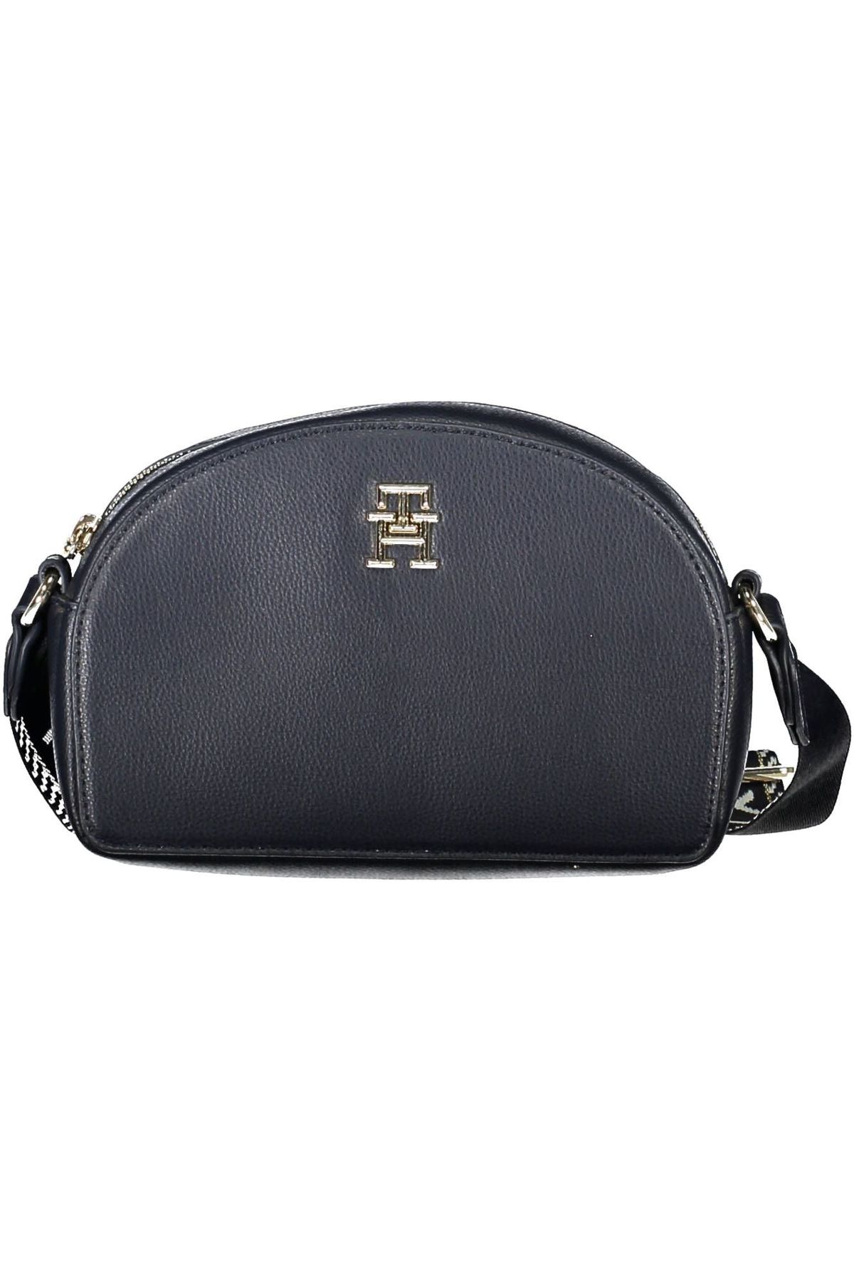 Tommy Hilfiger Elegant Blue Shoulder Bag with Logo Detail