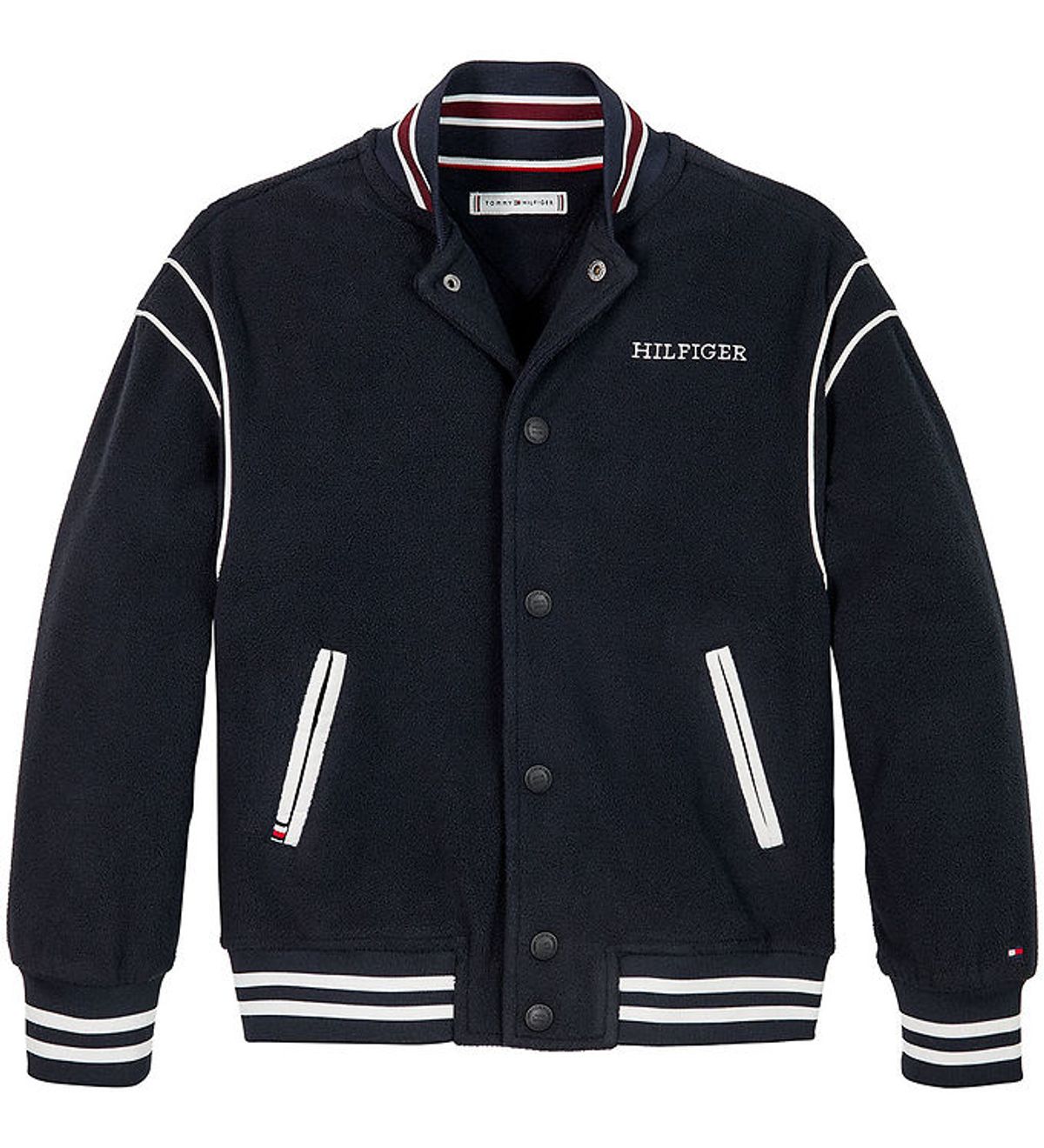 Tommy Hilfiger Fleecejakke - U Polar Fleece Bomber - Desert Sky