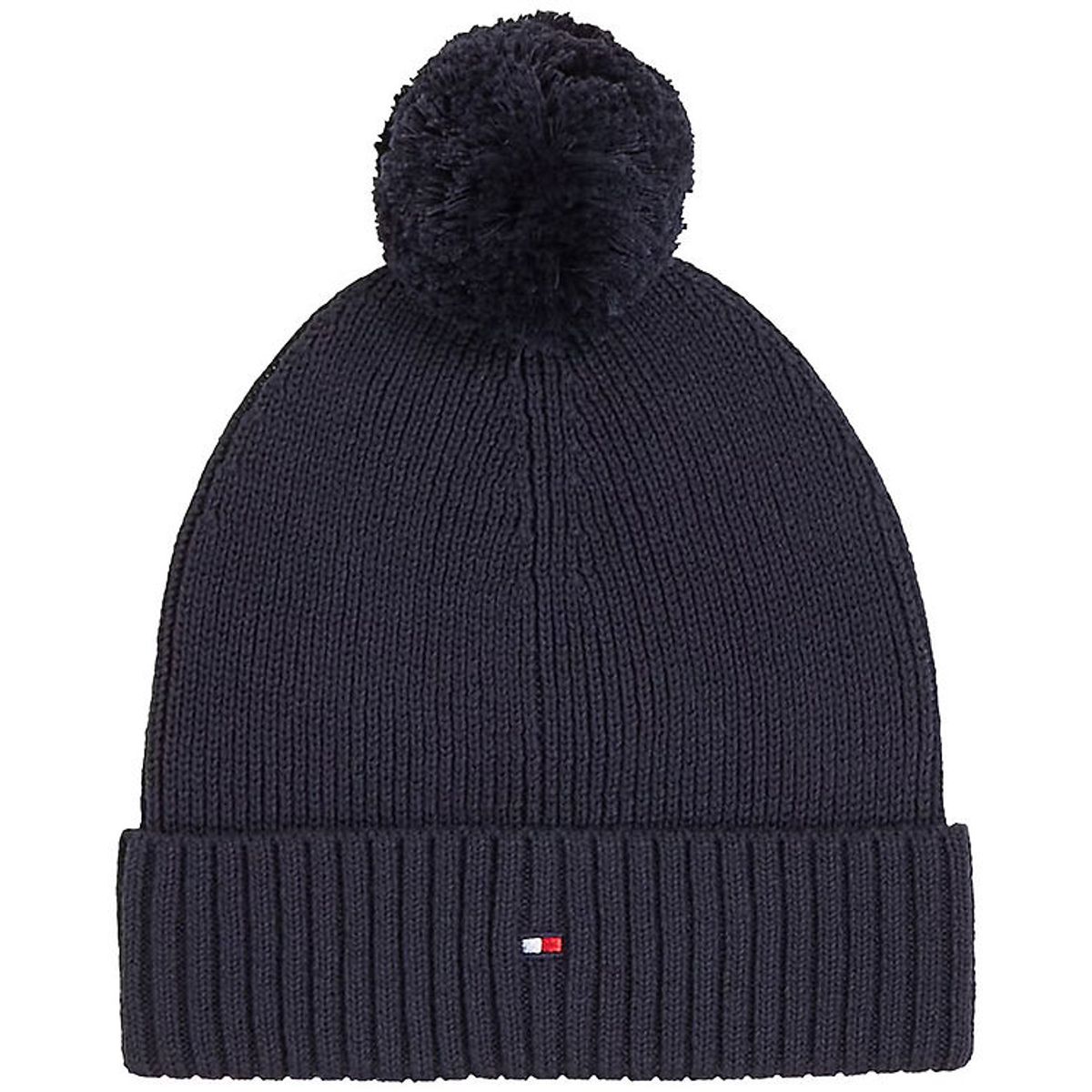 Tommy Hilfiger Hue - Strik - Essential Pom Pom - Space Blue