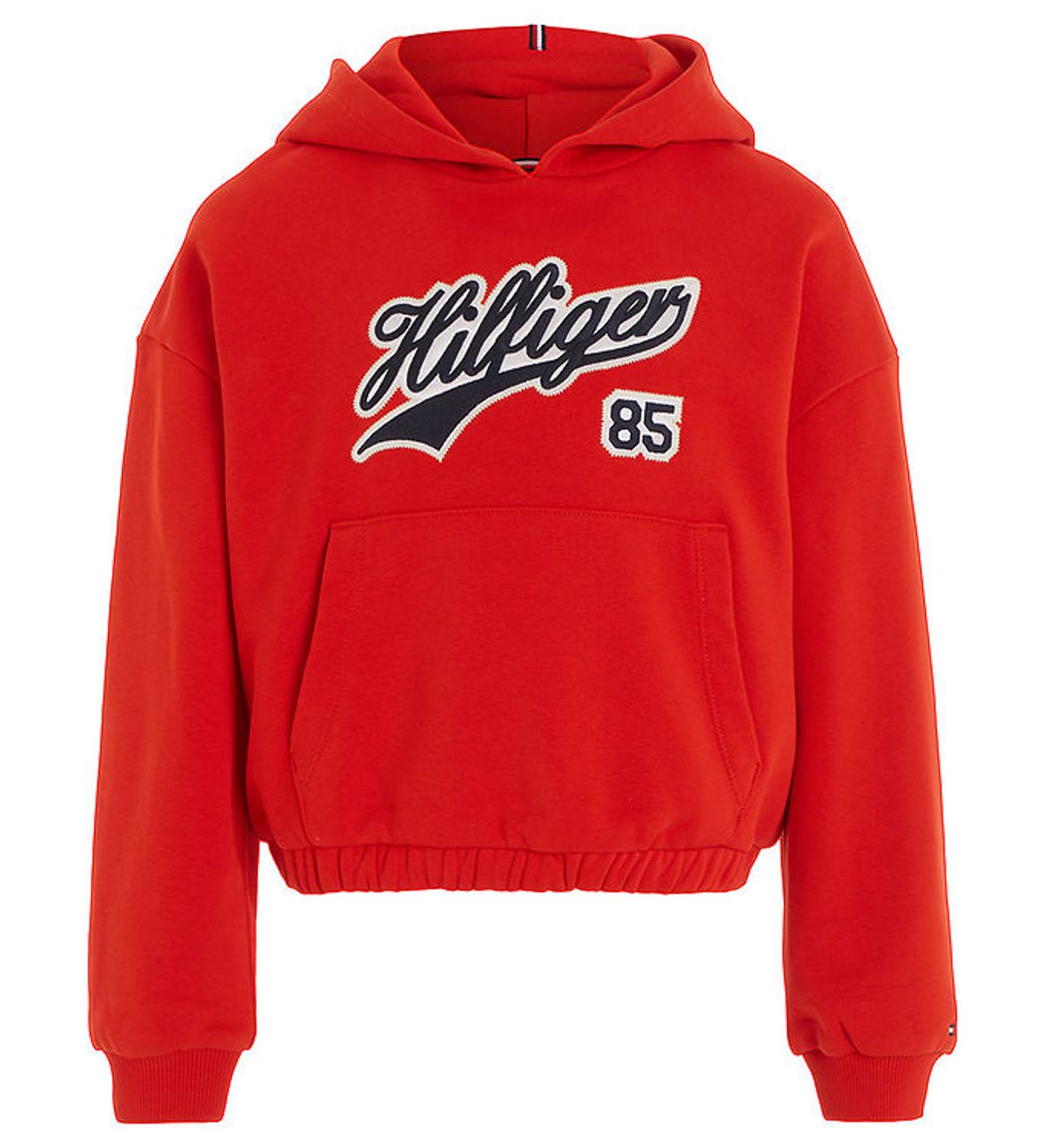 Tommy Hilfiger Hættetrøje - Hilfiger Script - Fierce Red