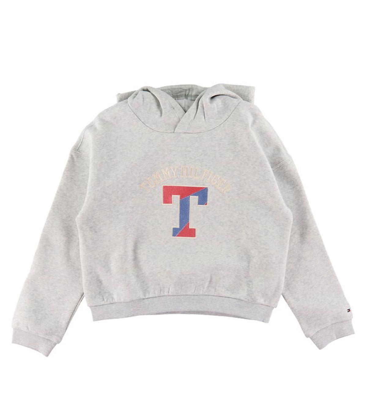 Tommy Hilfiger Hættetrøje - T Varsity - New Light Grey Heather