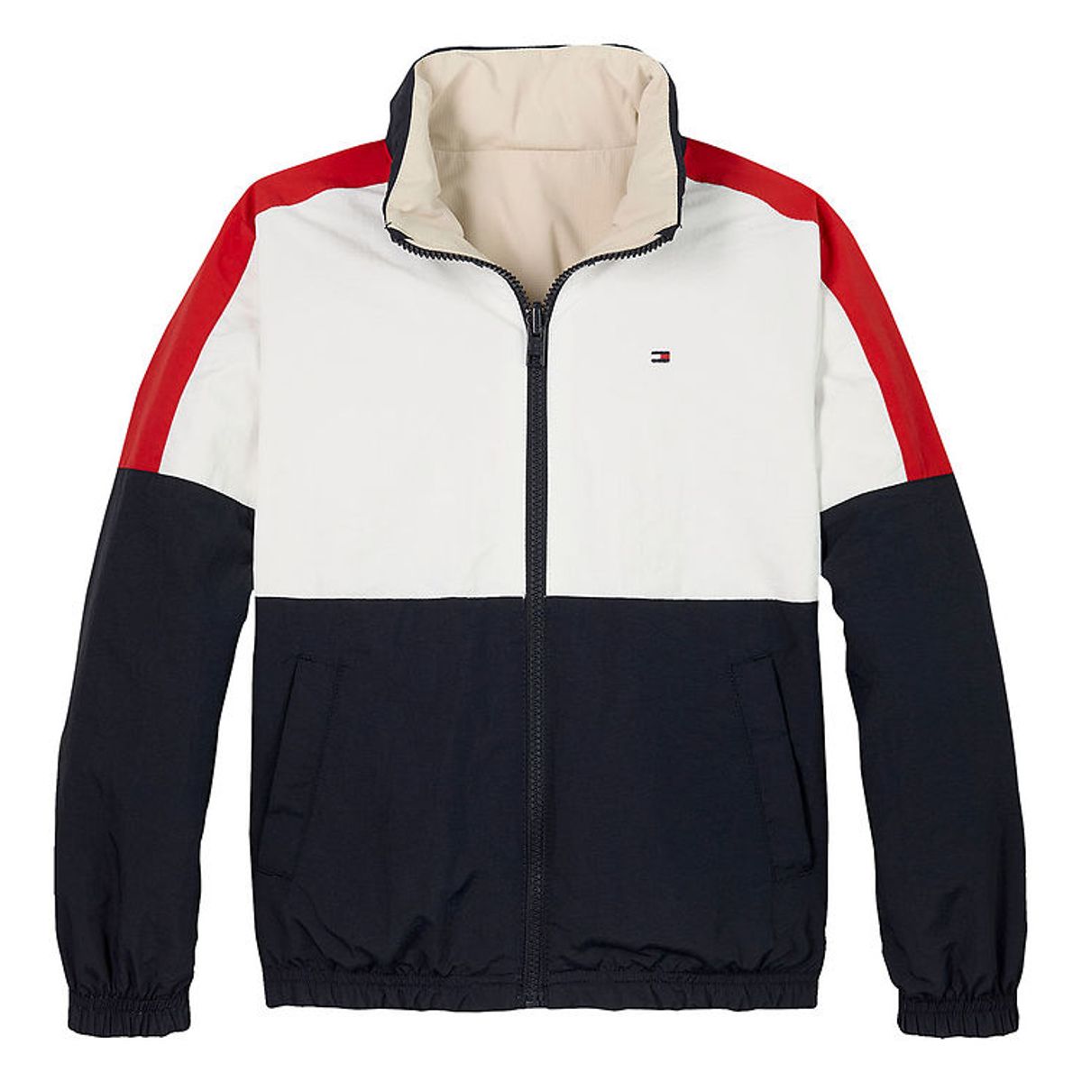 Tommy Hilfiger Jakke - Vendbar - Classic Beige Rev Colourblock