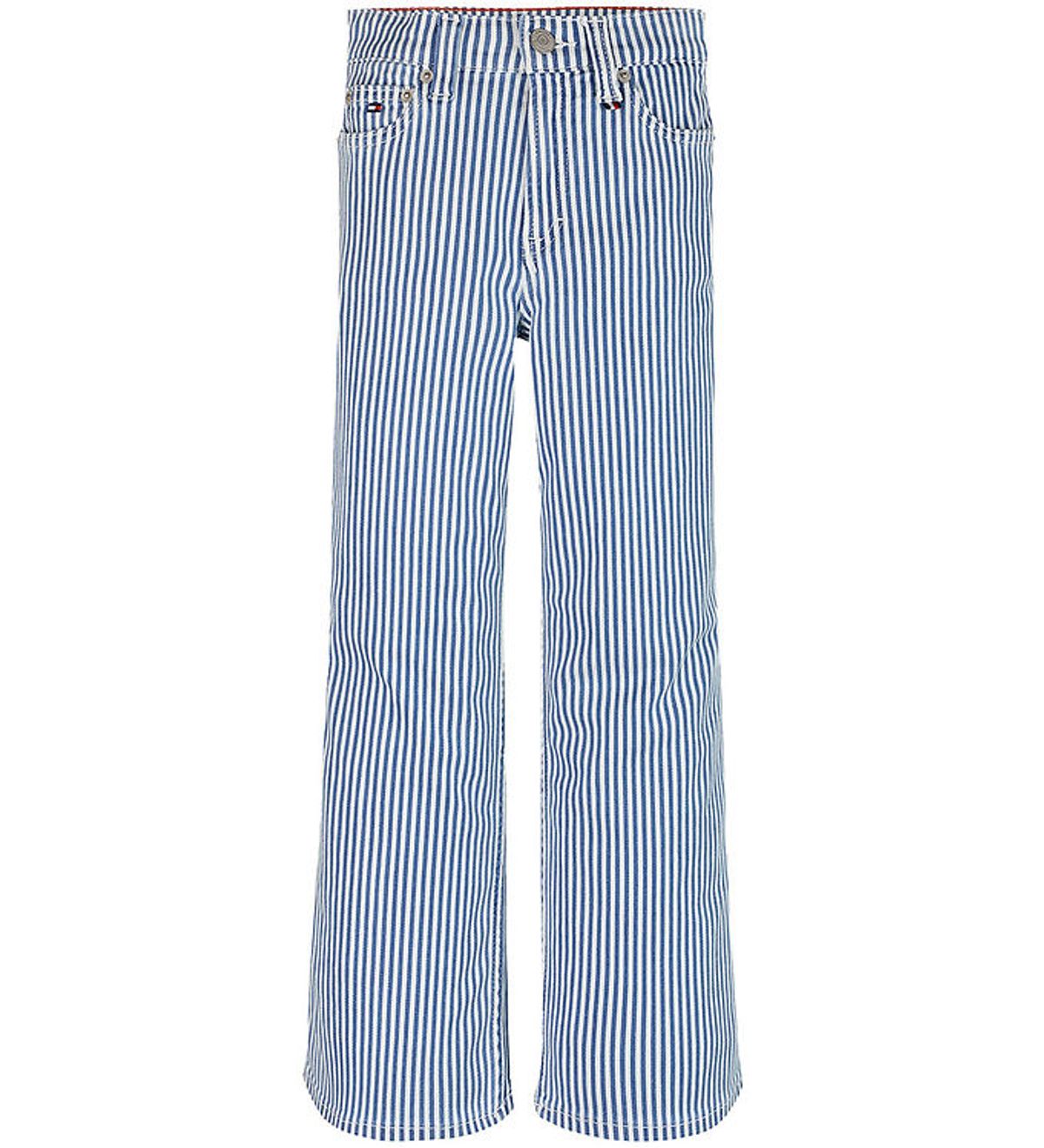 Tommy Hilfiger Jeans - Striped Denim - Blå/Hvid