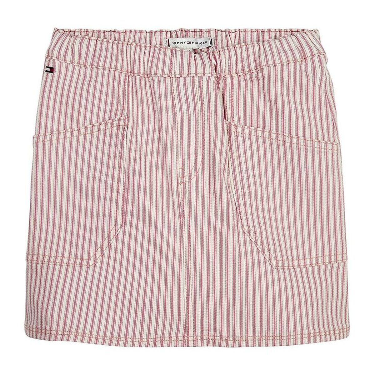 Tommy Hilfiger Nederdel - Denim Railroad - Pinkestripe