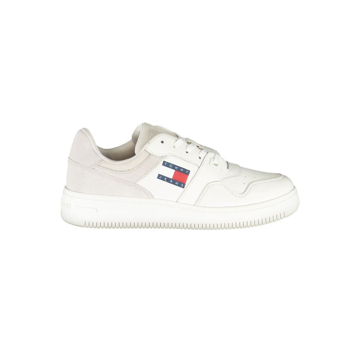 Tommy Hilfiger White Polyester Sneakers