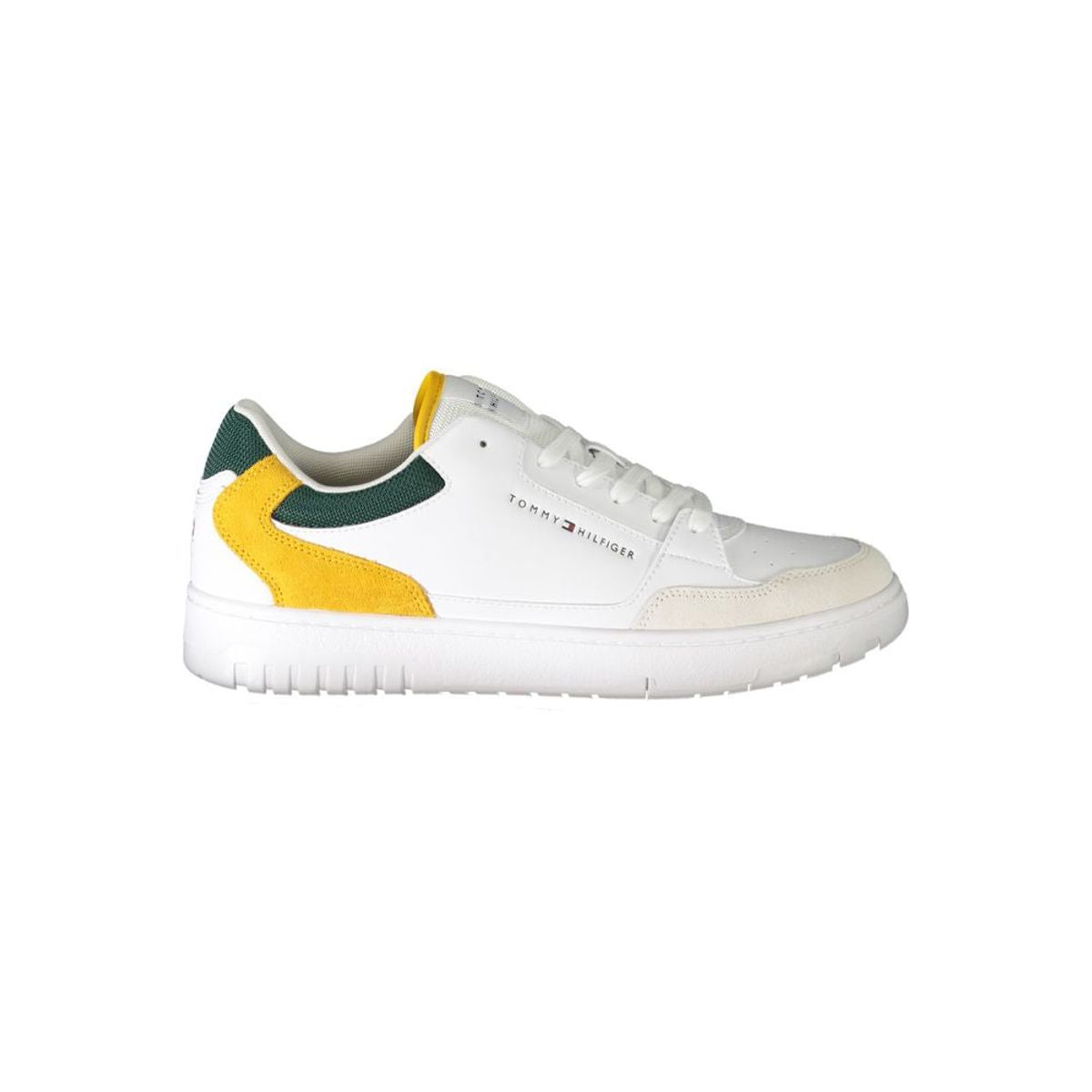 Tommy Hilfiger White Polyethylene Men Sneaker