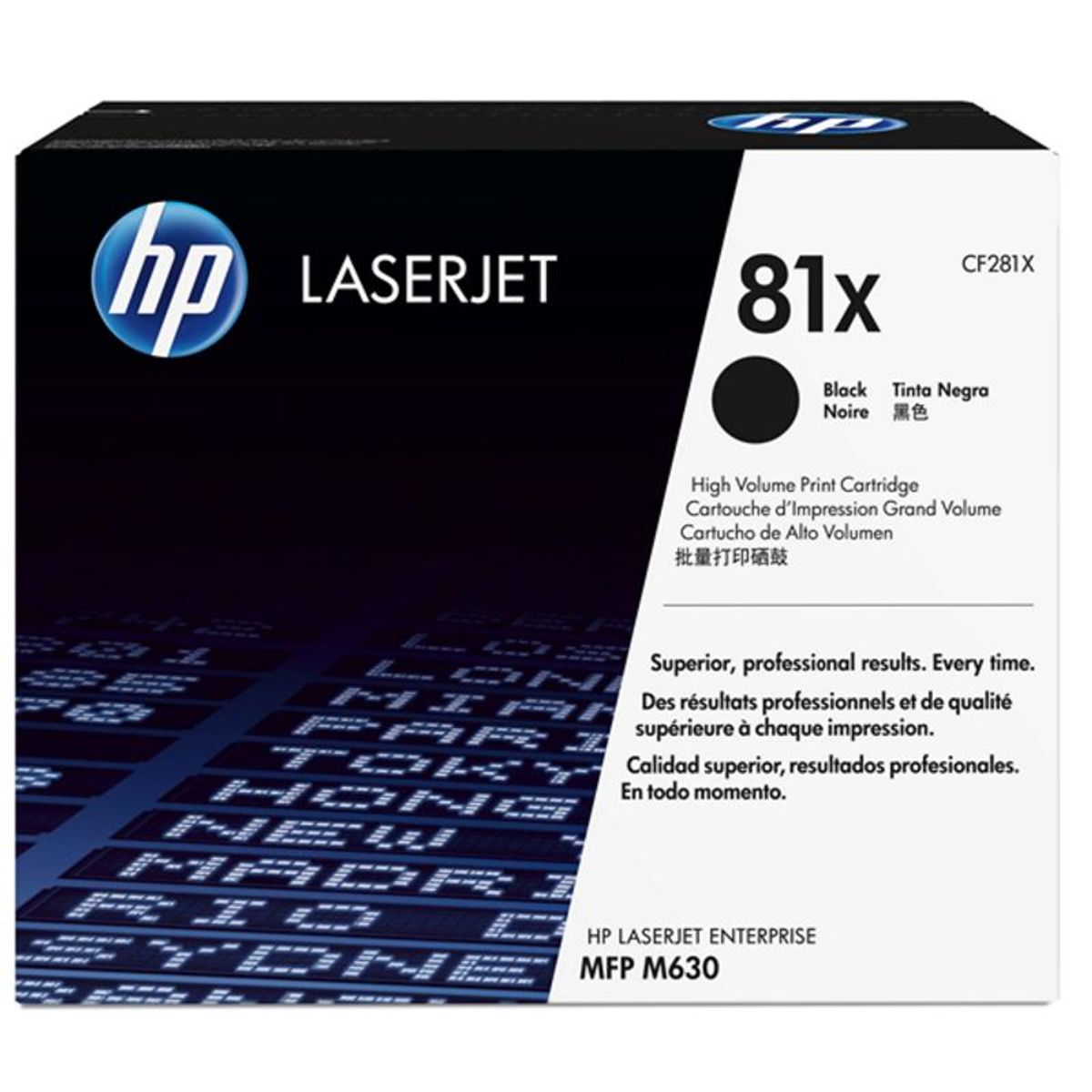 Toner HP 81X Sort