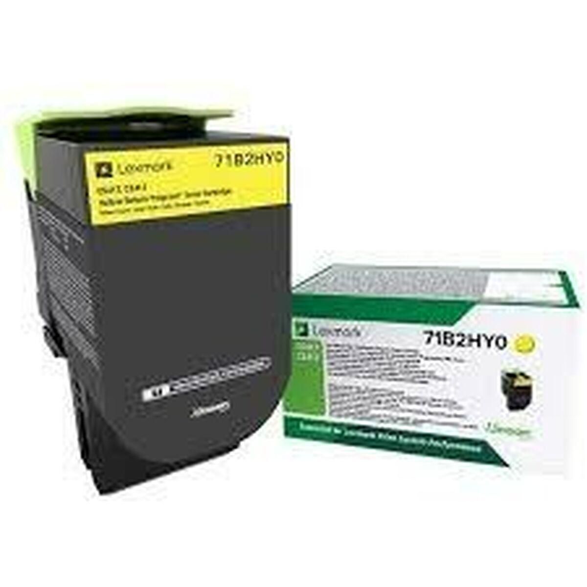 Toner Lexmark 71B2HY0 Gul