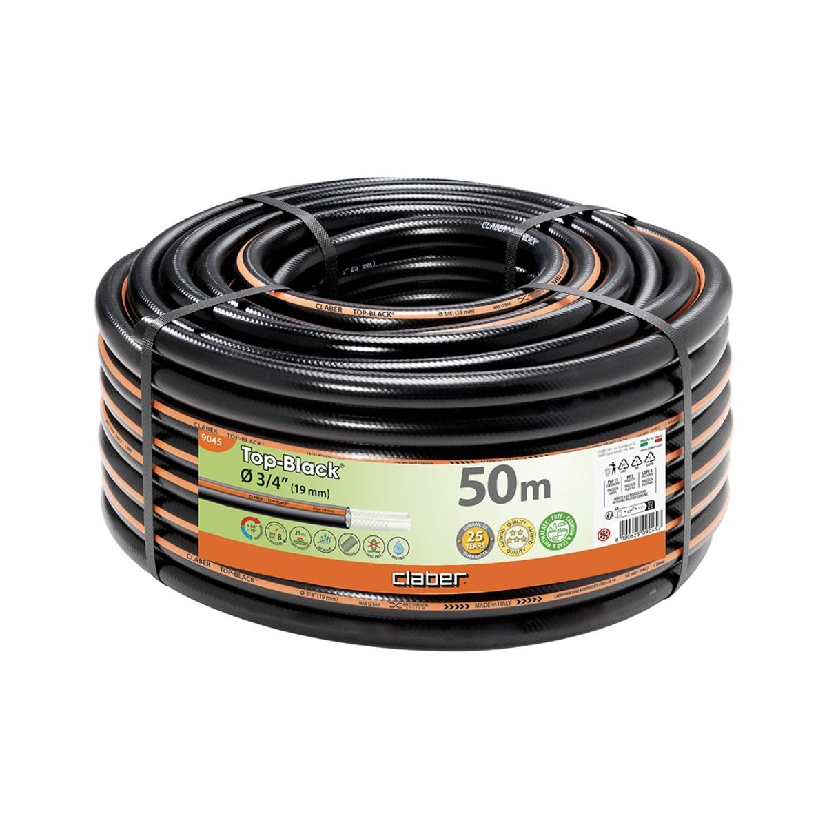 Top Black 3/4", 50m