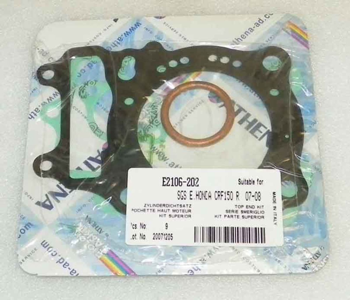 Top End Gasket Kit: Honda 150 CRF-R 07-09 - E2106202