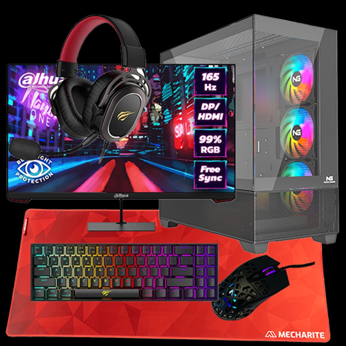 Top Fragger Pro Gaming Computer Bundle