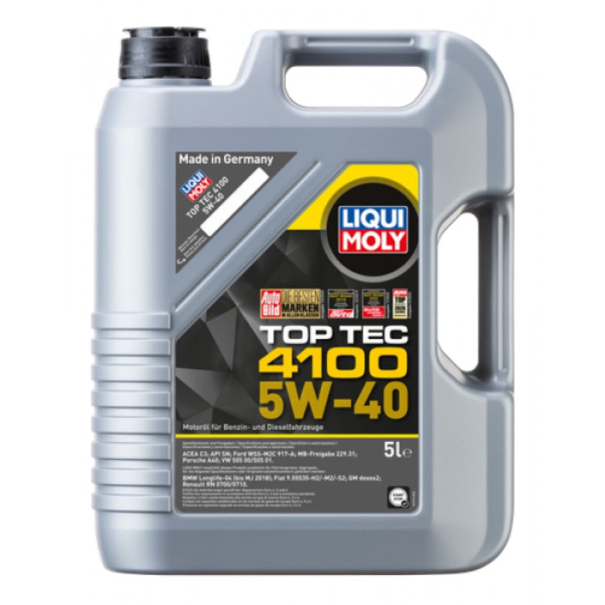 Top tec 4100 Liqui moly 5W40 Motorolie i 5l