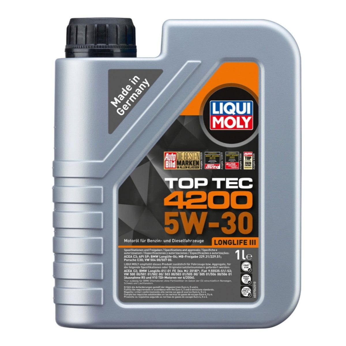 Top tec 4200 Liqui moly 5W30 Motorolie i 1 liters dunk