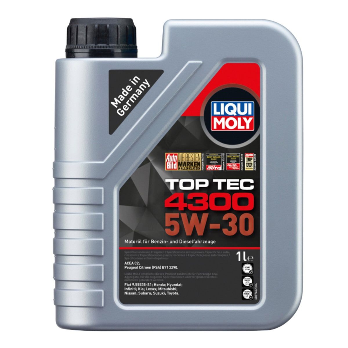 Top tec 4300 Liqui moly 5W30 Motorolie i 1l